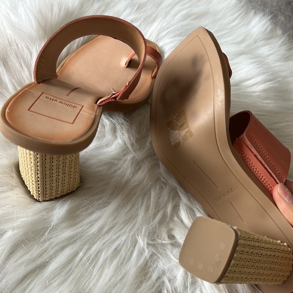 Dolce Vita Sandals Frans Coral Stella Heels size 6.5 🧡 - Picture 5 of 7
